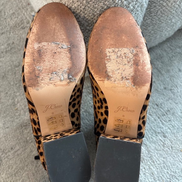 Jcrew Cheetah Print Hair Calf Booties - Picture 7 of 7